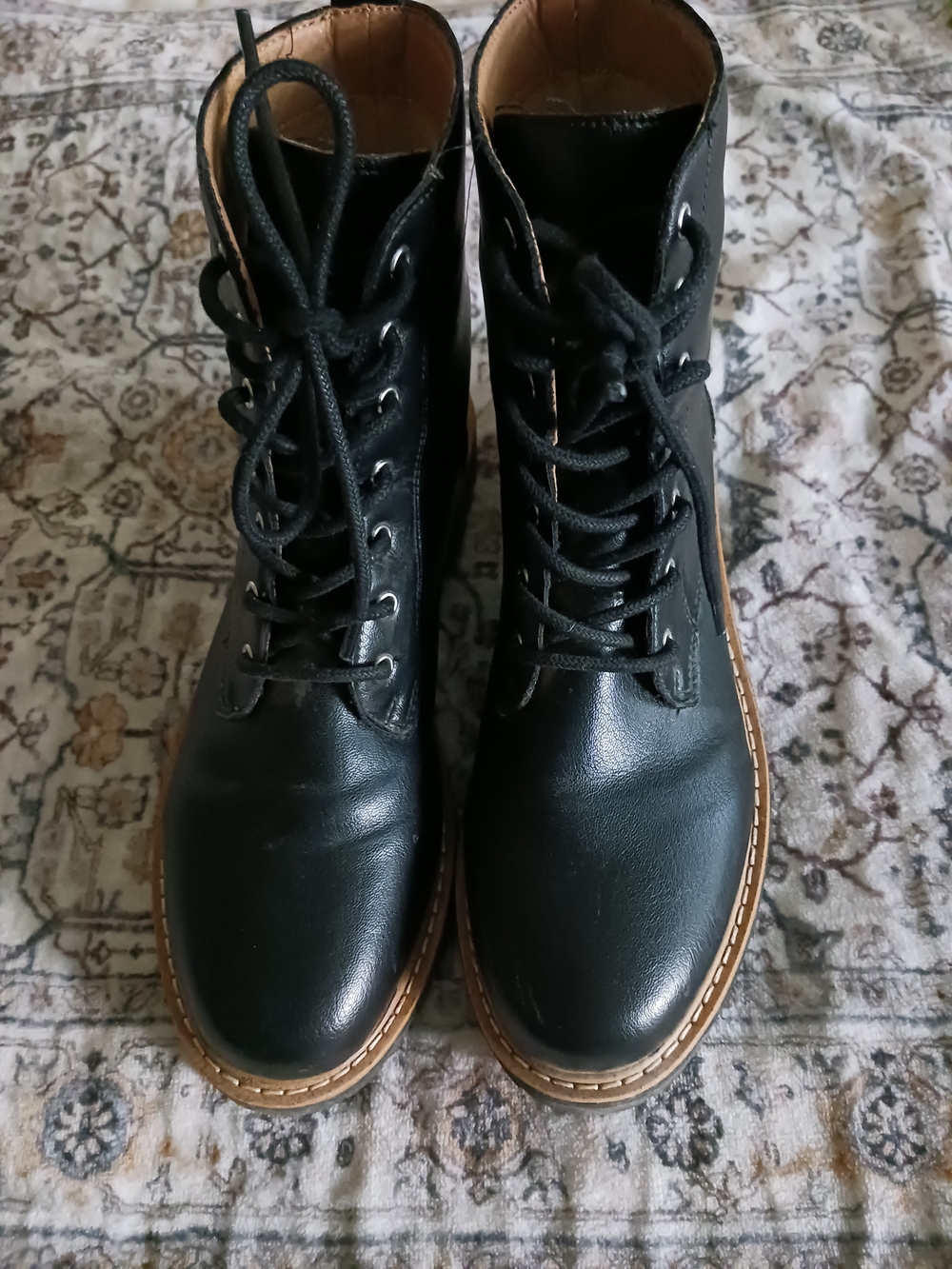 Vici Brycen Black Lace-Up Boots - Picture 2 of 11
